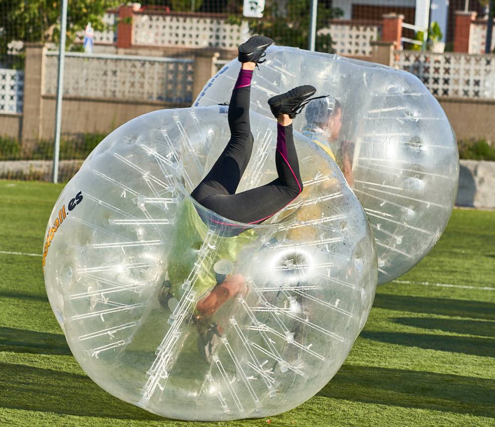 Bubblefoot dans la ville de Barcelone